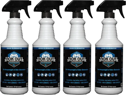 Miniatura 12 de NOK OUT Removedor de olores, desodorante y spray de limpieza para mascotas, fabricado en los Estados Unidos, aerosol de 16 onzas líquidas, paquete