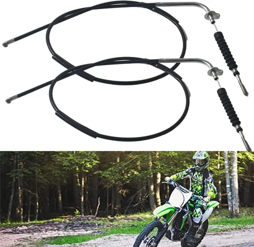 Miniatura 2 de Mingdun Cable de freno delantero para Suzuki LT80 80 Quadrunner 1987-2006 para Kawasaki KFX80 2003-2006 2 uds