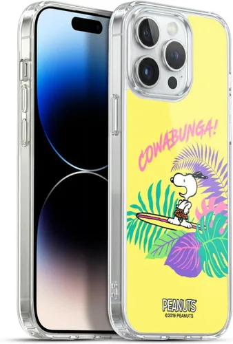 Miniatura 109 de Head Case Designs Peanuts Tropical Surf Snoopy Aloha Disco Gel Funda con licencia oficial [protección de grado militar] compatible con Apple iPhone