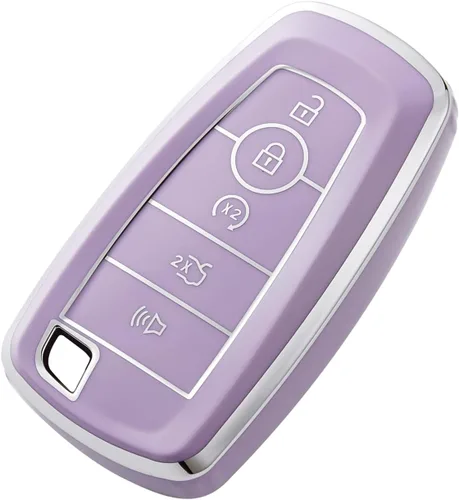 Miniatura 11 de Funda para llavero OFFCURVE para Ford, estuche de llave de TPU premium con protección completa compatible con Ford Fusion Explorer Escape F150 F250