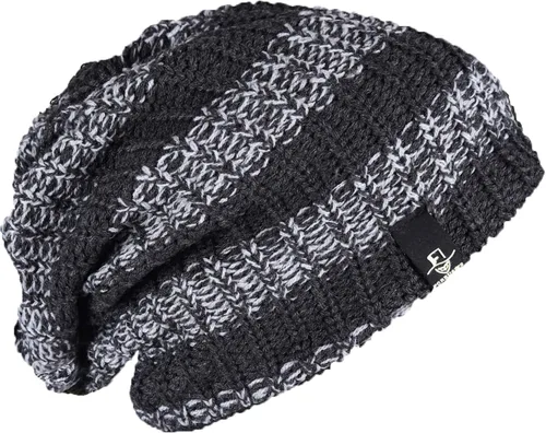 Miniatura 14 de FORBUSITE - Gorro holgado de punto para hombre, de gran tamaño, para verano e invierno B08