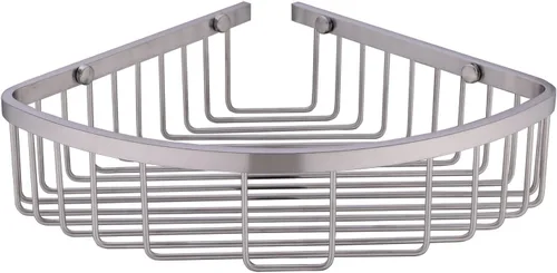 Miniatura 10 de Cesta de ducha de acero inoxidable 304, organizador de baño, organizador de pared, acabado chapado en negro mate, resistente