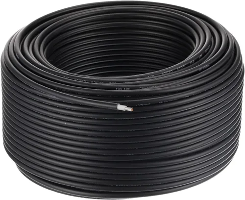 Miniatura 10 de MECCANIXITY Cable de panel solar de 164 pies 10AWG 6mm2, extensión de cable solar estañado, alambre de cobre negro, para RV, barco, panel solar