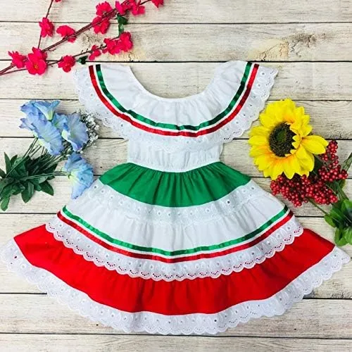 Miniatura 2 de Unik Cinco De Mayo Fiesta - Vestido para niña talla 2-14