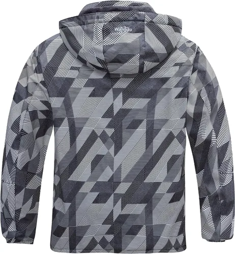 Miniatura 2 de wantdo Men's Big and Tall Waterproof Mountain Ski Jacket Plus Size Snow Winter Coat with Hood