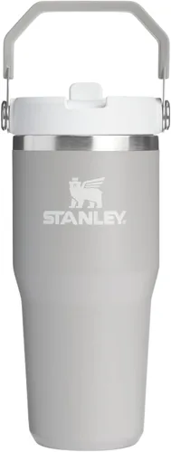 Miniatura 73 de Stanley IceFlow - Vaso con pajilla abatible con asa, de 20 onzas, tapa giratoria y popote abatible, botella de agua resistente a fugas, acero
