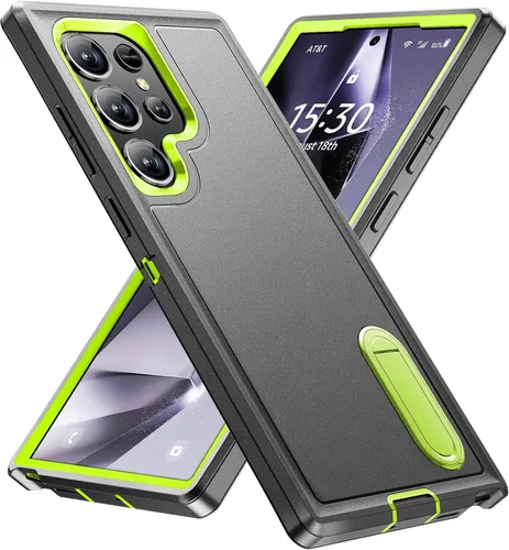 Miniatura 26 de BaHaHoues - Funda para Samsung Galaxy S22 con patas de apoyo incorporadas, cubierta protectora a prueba de golpes/polvo/caídas de grado militar