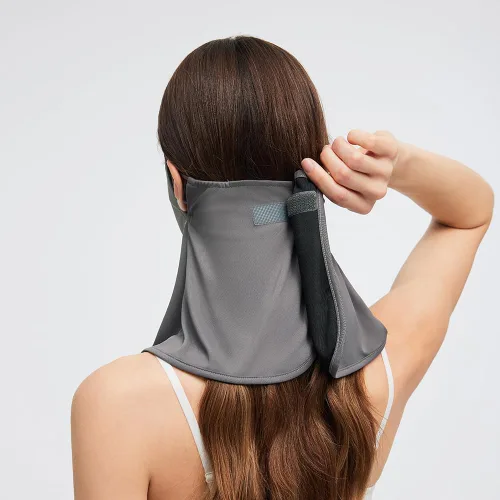 Miniatura 8 de Polaina para el cuello, máscara de protección solar, pasamontañas, bandanas de cara completa, cubierta de protección solar UPF50+ con bucles