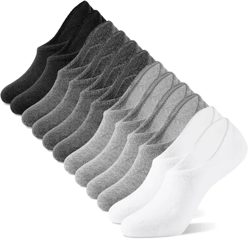 IDEGG Calcetines invisibles para mujeres y hombres, de corte bajo al tobillo, cortos, antideslizantes, atléticos, para correr, novedosos,