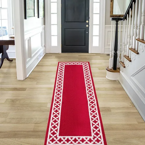 Nautica Alfombra de pasillo | Alfombra de interior para pasillos y alfombras de entrada, antideslizante y antideslizante para puerta de entrada y