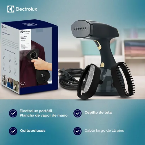 Miniatura 6 de Electrolux Vaporizador para Ropa, 1500 Vatios Vaporizador Portátil de Mano para Telas y Prendas con Removedor de Pelusa y Cepillo de Tela