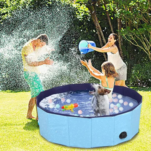 Miniatura 3 de Piscina plegable para perros, piscina para mascotas, piscina de natación para perros, piscina de natación para mascotas, PVC, antideslizante