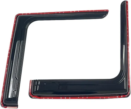 Torque Par de deflectores de ventana cromados para ventilación lateral del parabrisas del lado del conductor y del pasajero para International