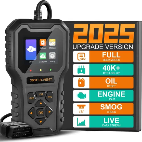 Miniatura 2 de Escáner OBD2, lector de código profesional para comprobar la luz del motor/restablecimiento de luz de aceite, herramienta de escaneo OBDII mejorada