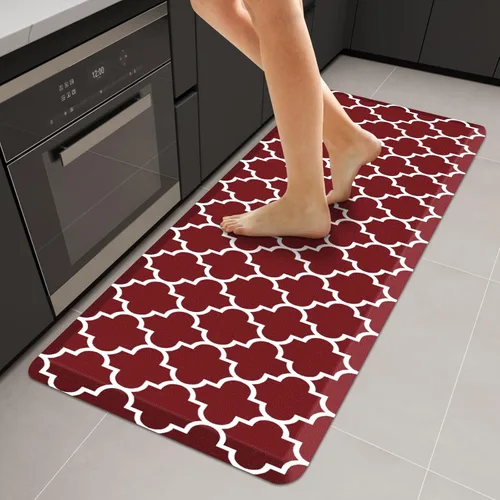 Miniatura 66 de WISELIFE - Tapete antifatiga para piso de 4/5 pulgadas, tapete de cocina antideslizante, impermeable, resistente, ergonómico, cómodo, duradero
