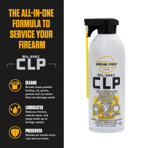 Miniatura 3 de Break-Free CLP .lata spray de lubricante para pistolas, 12 onzas/340 g, BF-CLP12