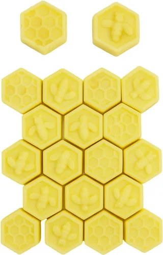 Honeycomb Honey Bee Baby Shower Favores – Fiesta de Cumpleaños Cabras Leche y Miel Aroma Jabones de Género Revela Fiesta Paquete de 20