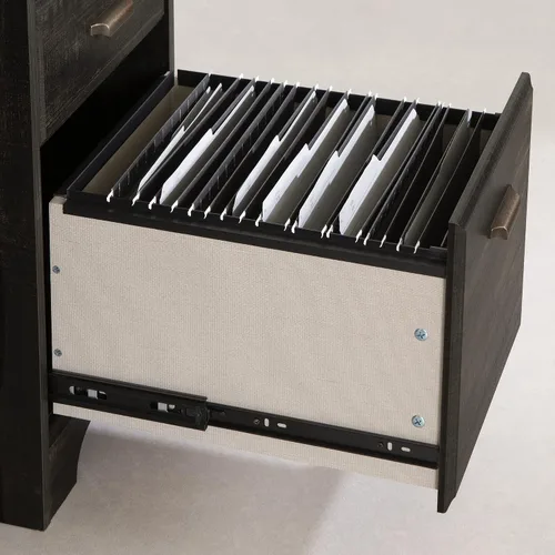 Miniatura 6 de South Shore Versa - Escritorio para computadora con gabinete, arce gris