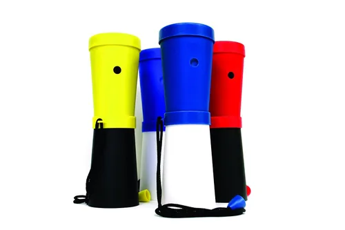 Miniatura 4 de Storus SuperHorn El claxon con respiración más fuerte del mundo, utilizado para seguridad, navegación, senderismo, celebraciones, eventos Azul/negro