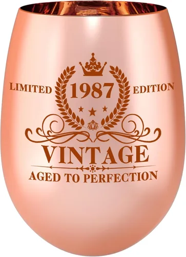 Miniatura 34 de Copa de vino para el 100 cumpleaños, regalos vintage de 1926 para el 100 cumpleaños de mujeres, para ella, esposa, mamá, tía, abuela, hermana