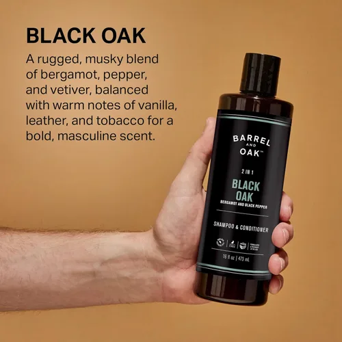 Miniatura 6 de Barrel and Oak - Champú y acondicionador 2 en 1, juego de champú y acondicionador para hombres, cuidado del cabello para hombres, limpia el cabello