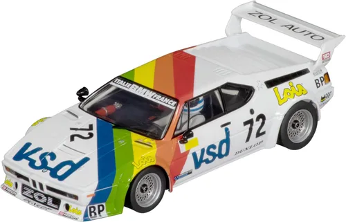 Carrera 23935 BMW M1 Procar BMW Zol'Auto No.72 24h 1981 Escala 1:24 Ranura digital Coche Carreras Vehículo Ranura digital Pistas de carreras de