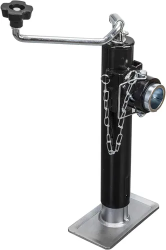Miniatura 9 de Torin - Gato de remolque de 1500 libras con rueda, gato giratorio resistente para barco de remolque, elevación de 13 pulgadas, gato de lengüeta