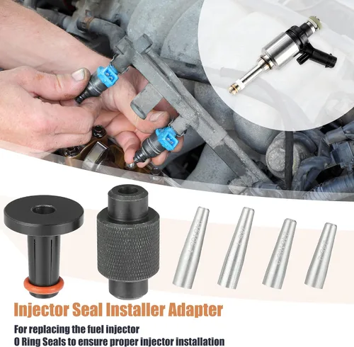 Miniatura 3 de X AUTOHAUX 6 unids inyector de combustible Sellos Herramientas para GM245 con para Hitachi Inyectores de combustible 2010-2017 para Subaru Turbo
