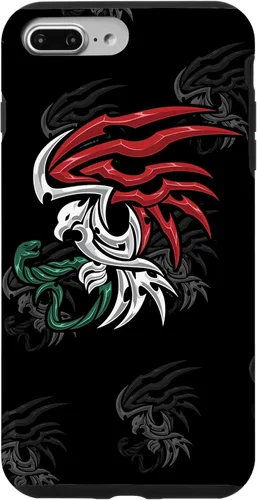 Miniatura 11 de iPhone 13 Bandera de México - Funda estilo tribal del escudo de armas mexicano