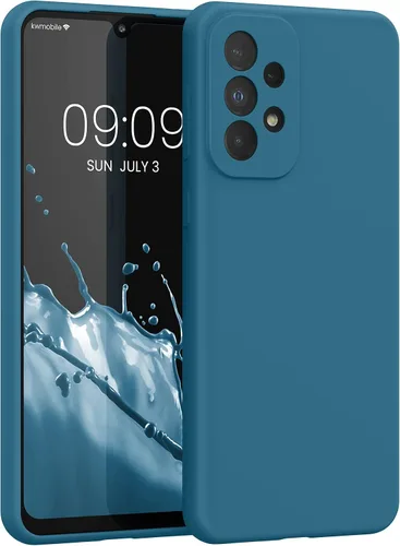 Miniatura 122 de kwmobile Funda Compatible con Samsung Galaxy A14 5G - Funda de teléfono de TPU y silicona con acabado suave - Verde Lima