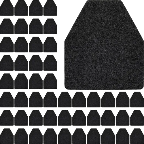 Miniatura 15 de Nuanchu Paquete de 6 tapetes para orinario para hombres, antideslizantes, para uso comercial, altamente absorbentes, almohadillas de baño para baño