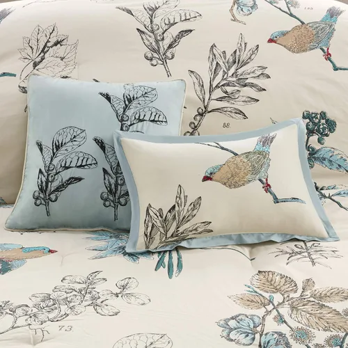Miniatura 11 de Madison Park Quincy - Edredón acogedor con diseño de paisaje natural, ropa de cama para todas las estaciones, falda de cama a juego, almohadas