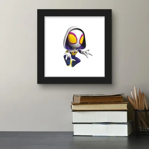 Miniatura 4 de Trends International Gallery Pops Marvel Spidey and His Amazing Friends - Póster de pared con diseño de araña fantasma, 12.00 x 12.00 pulgadas