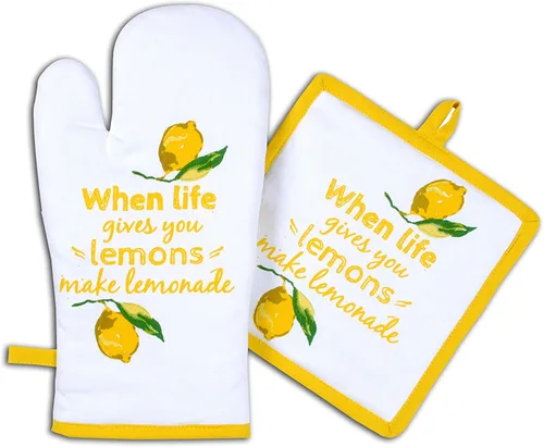 Miniatura 23 de AMOUR INFINI Juego de 2 soportes para ollas de algodón resistentes al calor, antideslizantes de 8 x 8 pulgadas, almohadillas calientes para cocina