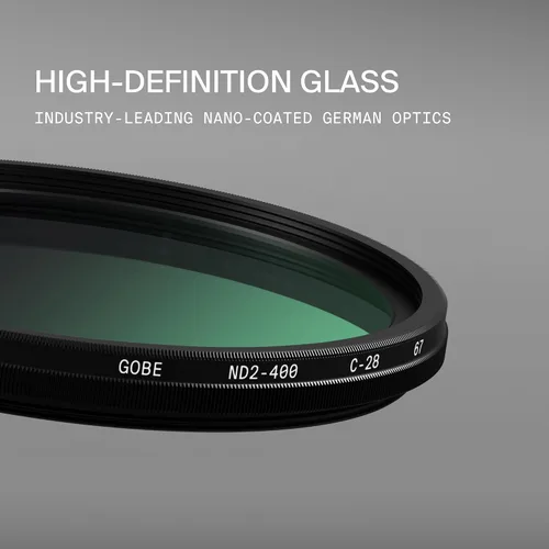 Miniatura 2 de Gobe Filtro de lente ND variable ND2-400 de 1.457 in (Pro)