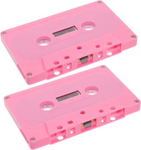 YARNOW Caja de cinta de casete de estilo retro clásico, suministros de fiesta de música DIY, cintas vacías decorativas