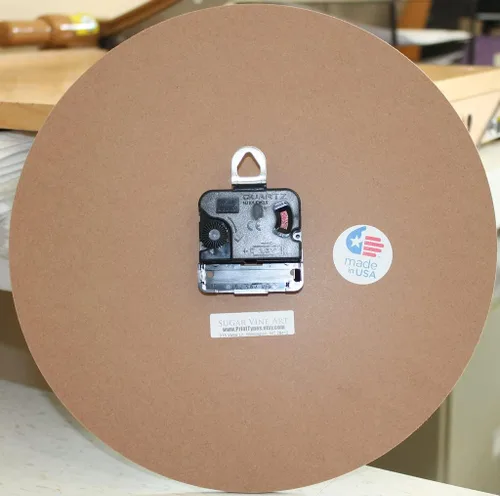 Miniatura 6 de Reloj de pared grande de 10.5 pulgadas con sello de goma del estado de Arkansas, reloj de pared grande de 10.5 pulgadas, reloj de decoración