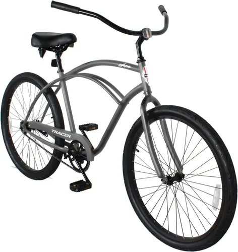 Miniatura 10 de Tracer ACE - Bicicleta crucero de playa de una sola velocidad de 26 pulgadas con freno de posavasos para hombres y mujeres, varios