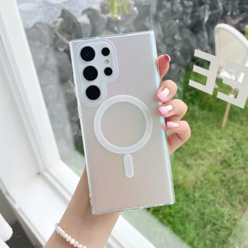 Miniatura 8 de ANNGELAS Funda protectora para Samsung Galaxy S22 Ultra Mag-Safe, delgada funda protectora a prueba de golpes con magnético, parte trasera dura