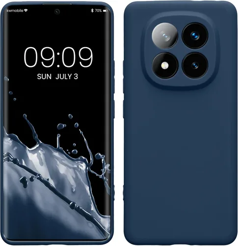 Miniatura 88 de kwmobile Funda compatible con Xiaomi Redmi Note 11 / Note 11S - Funda protectora de silicona TPU suave y delgada - Azul Báltico