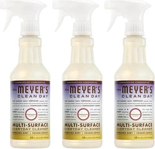 Miniatura 8 de MRS. MEYER'S CLEAN DAY Limpiador Multiusos en Spray, Albahaca, 16 fl. oz - Paquete de 3
