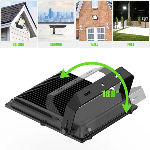 Miniatura 4 de 300W LED luz de inundación de luz LED pista de tenis luces ETL enumerado 42000LM 5000K IP65 impermeable cancha de baloncesto luces al aire libre AC