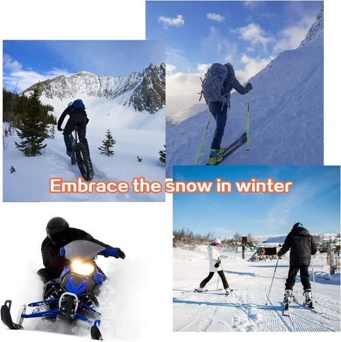 Miniatura 7 de Gorro tejido de invierno estilo pasamontañas, cálida máscara para ciclismo o esquí, talla universal