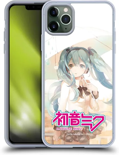 Miniatura 70 de Head Case Designs Licencia Oficial Hatsune Miku Gráficos Lindos Carcasa de Gel [Protección de Grado Militar] Compatible con Apple iPhone 7
