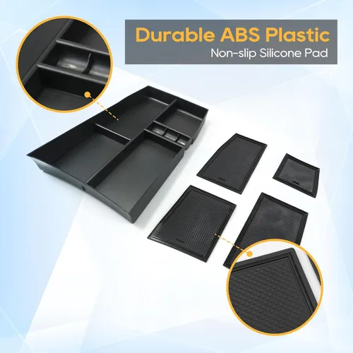Miniatura 5 de LFOTPP Organizador de consola central inferior para Nissan Rogue 2021 2022 2023 2024 2025 2026 Nissan Rogue [S/SL/SV/Platinum] T33 Caja