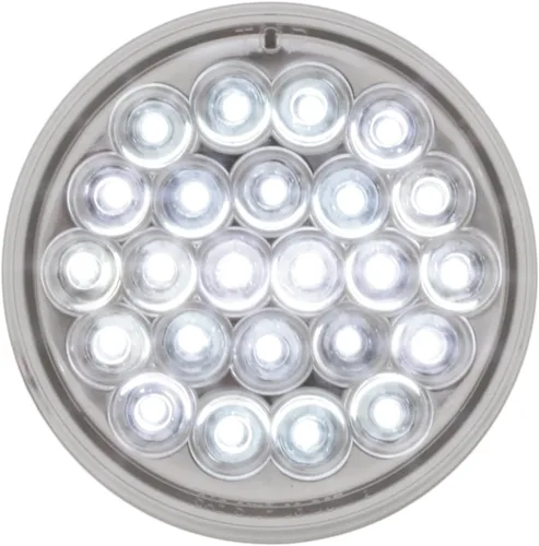 Miniatura 11 de GG Grand General 78244 Luz LED roja/transparente (4" Pearl Ss aro y cable, lente)
