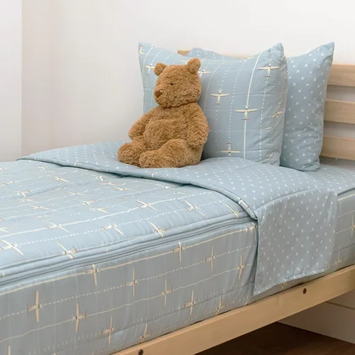 Miniatura 20 de Beddy's Flower Blossoms - Ropa de cama duradera con cremallera para niños - Cama en una bolsa - Sábanas y edredón florales rosas - Incluye funda