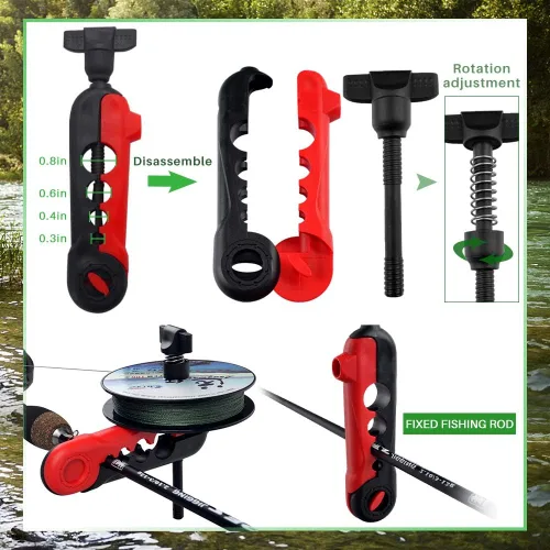 Miniatura 6 de Fishing Rod Reel Combo Telescopic Fishing Pole Spinning Reel with Baits Hooks Storage Bag Compact Collapsible Fishing Pole Starter Kit for Kids