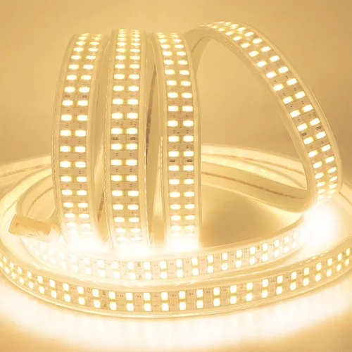 SUYOOULIN Tira de luces LED, AC110V-130V Waterpoof IP68 3.3 pies/3.3 ft superbrillante, 7000 lúmenes, 5730, 240 LEDs/m, tira de luces LED para