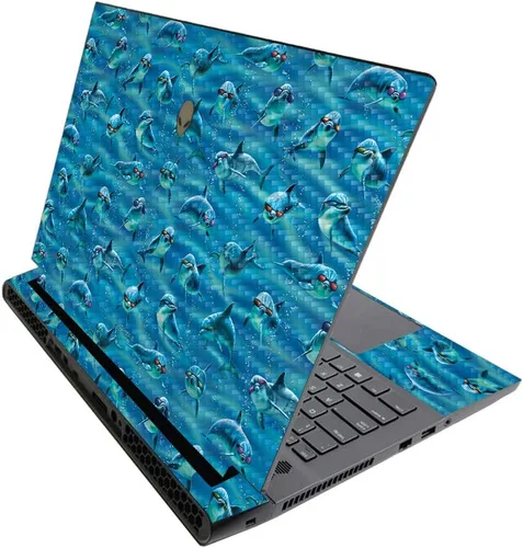 Miniatura 263 de MightySkins - Skin brillante con purpurina para Alienware M17 R3 (2020) y M17 R4 (2021) - Diversión de los años 90 Acabado duradero con purpurina